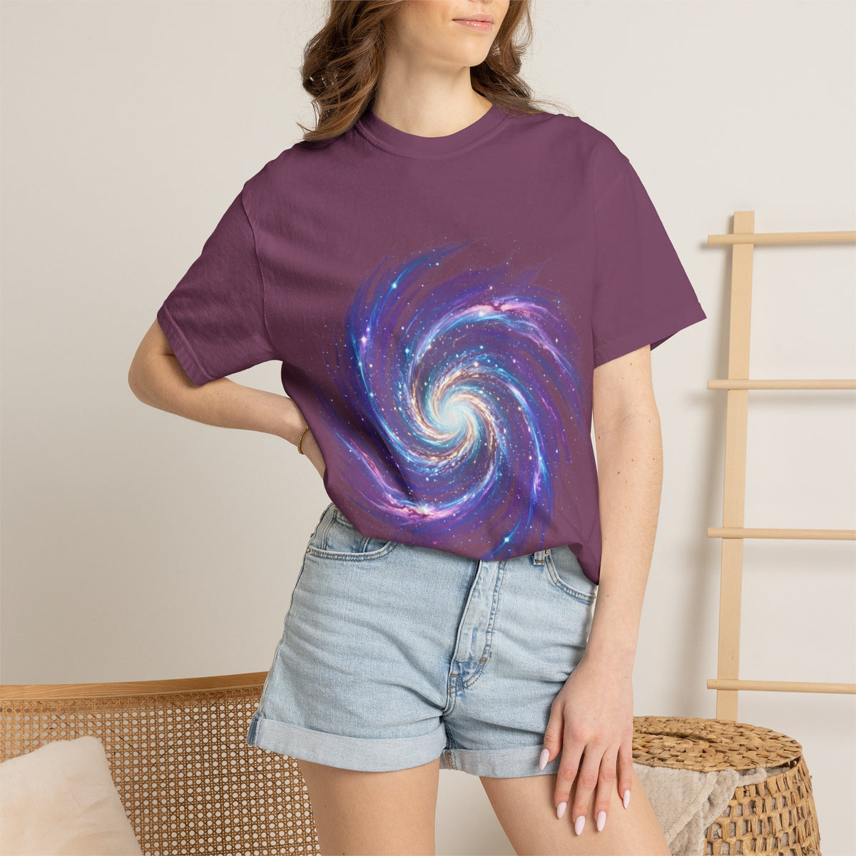 Galaxy Swirl T-Shirt — Spiral Nebula Cosmic Tee