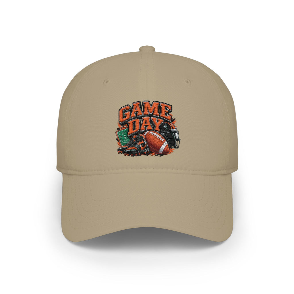 Game Day Football Cap — Low Profile Dad Hat for Tailgating & Fans