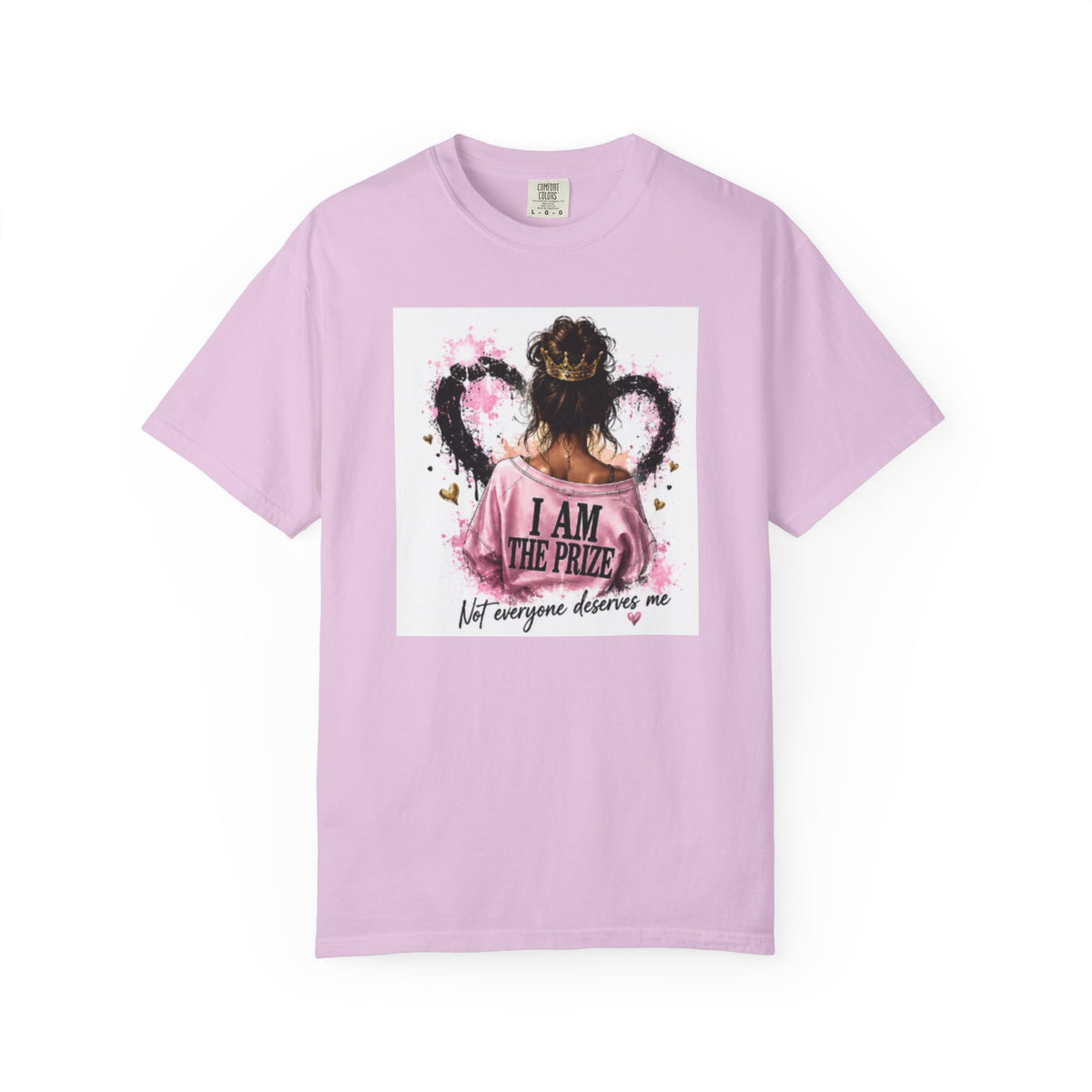 I Am The Prize T-Shirt — Self-Love Graphic Tee with Angel Wings