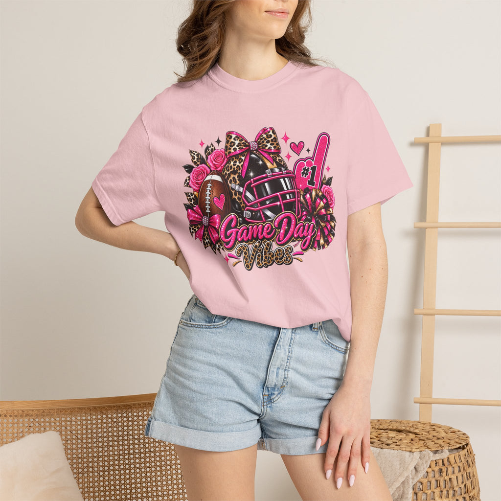 Game Day Pink Football T-Shirt