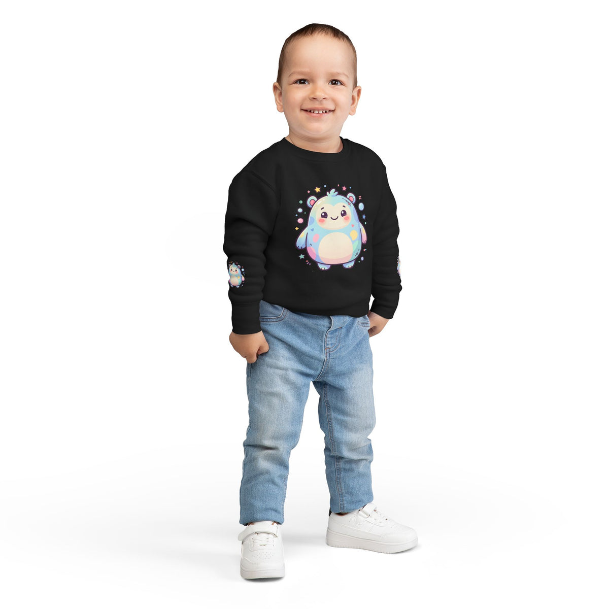 Kawaii Pastel Hedgehog Toddler Sweatshirt