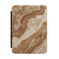 Marble Swirl Kindle Case — Brown Stone Pattern E-Reader Cover