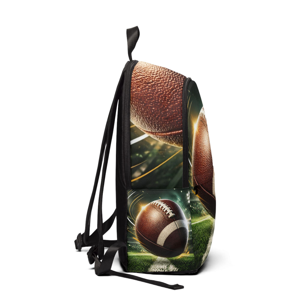 Football Field Backpack – 3D Touchdown Football School & Game Day Bag