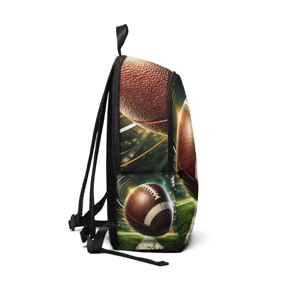 Football Field Backpack – 3D Touchdown Football School & Game Day Bag