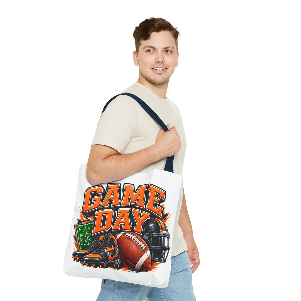 Game Day Football Tote Bag — Cheer Squad Fan Gear