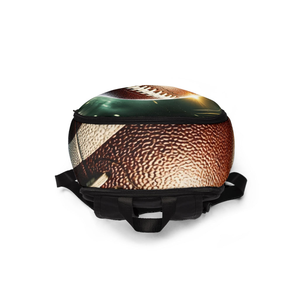 Football Field Backpack – 3D Touchdown Football School & Game Day Bag