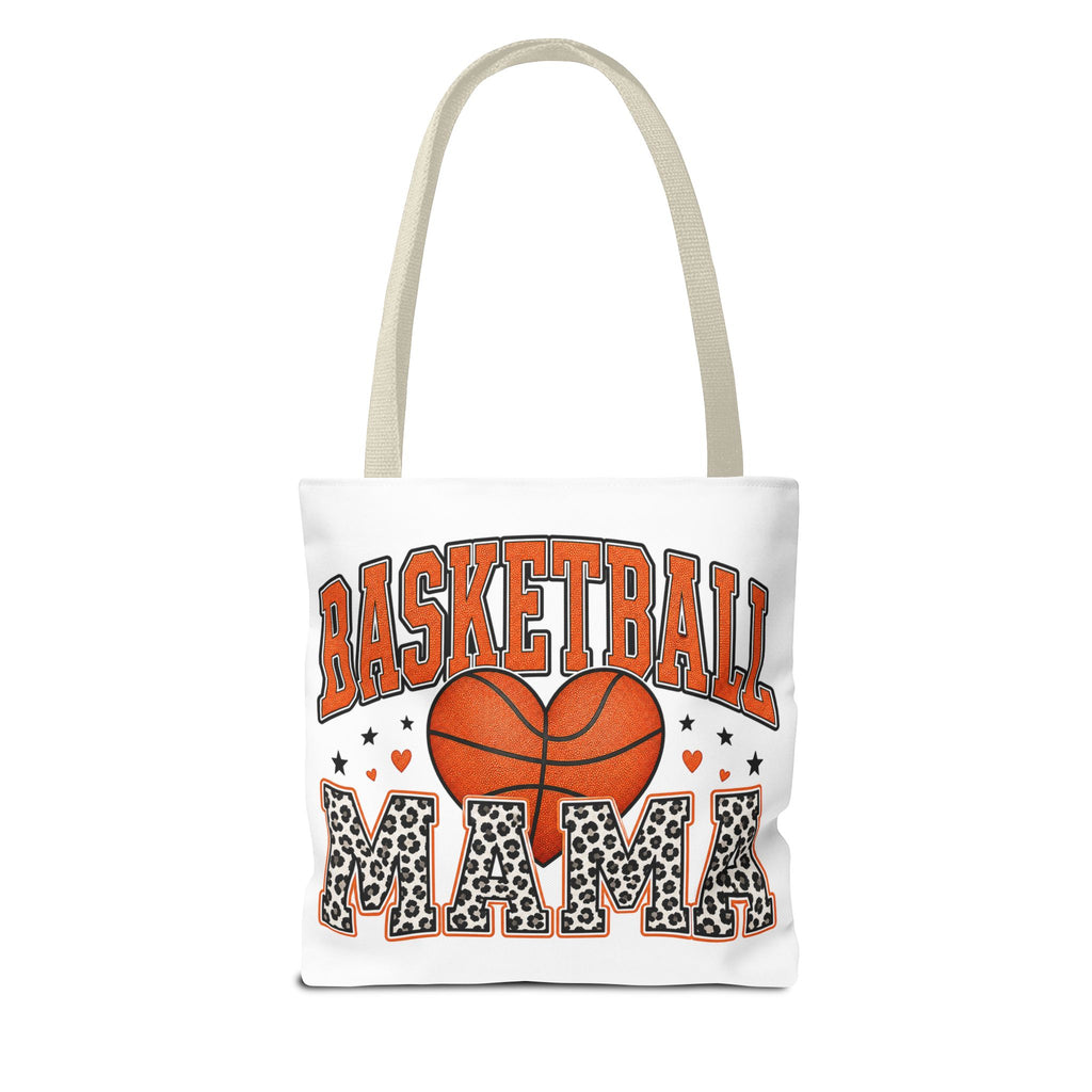 Basketball Mama Tote Bag — Leopard Print Sports Mom Gift