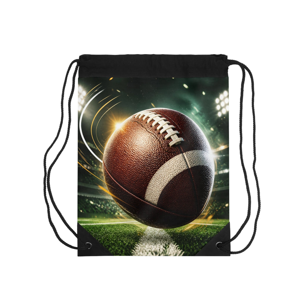 Football Stadium Drawstring Bag – Dynamic Game Day Gym Sack