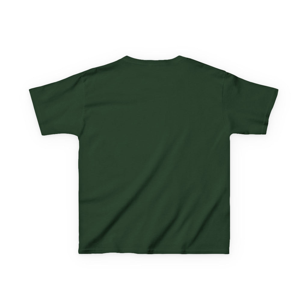 Kids Tee — Halloween Black Cat with Witch Hat & Pumpkins