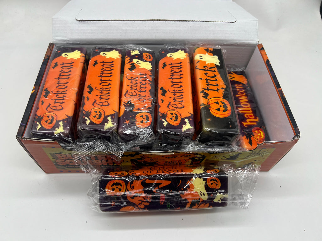 12pcs Halloween Themed Butter Stick Cheese Cube Squishy Toys Slow Rising Soft Squeeze Fidget Toy Promotional Promotional Toys