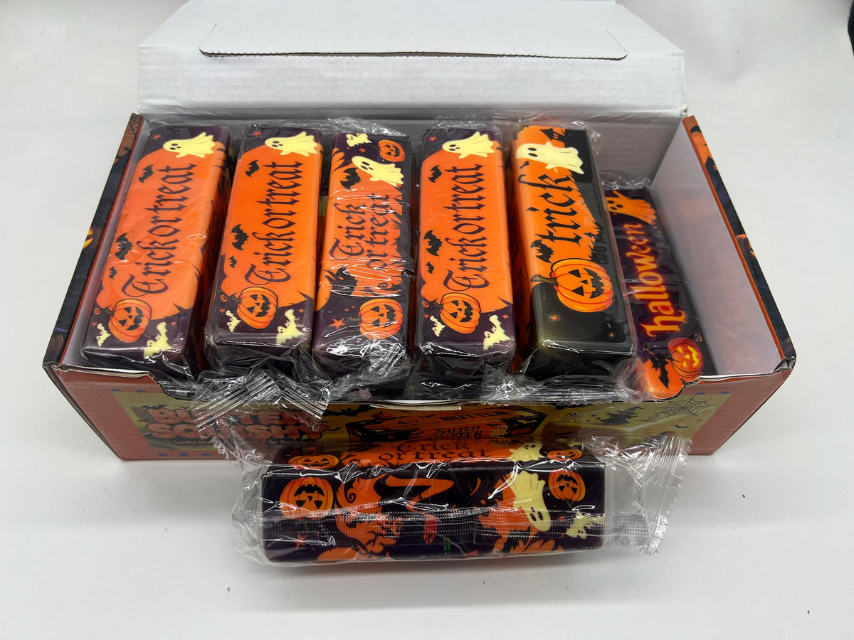 12pcs Halloween Themed Butter Stick Cheese Cube Squishy Toys Slow Rising Soft Squeeze Fidget Toy Promotional Promotional Toys