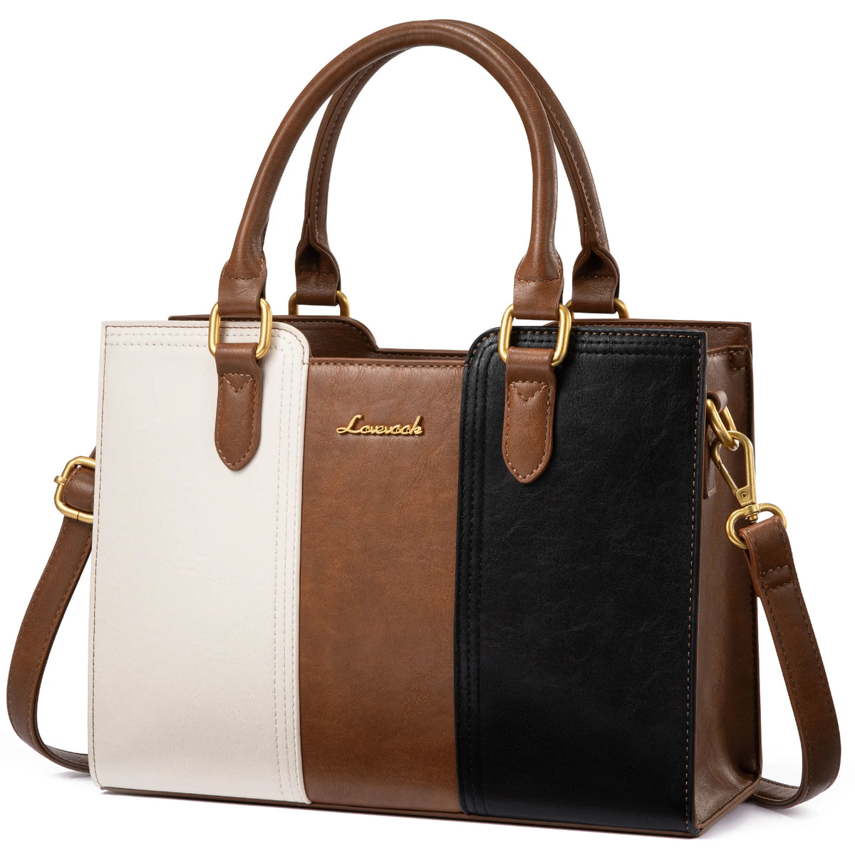 Vintage PU Leather Satchel Handbag