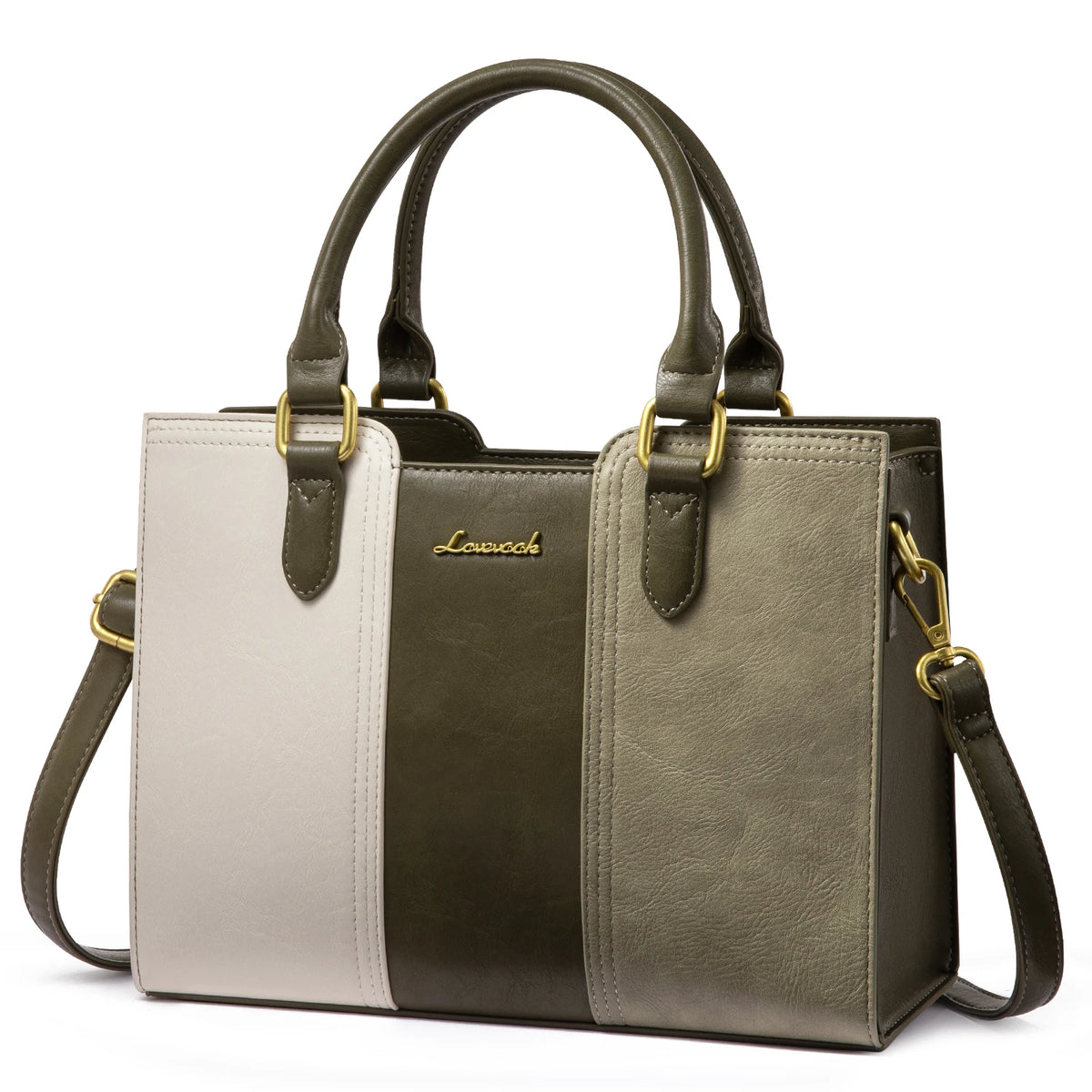 Vintage PU Leather Satchel Handbag
