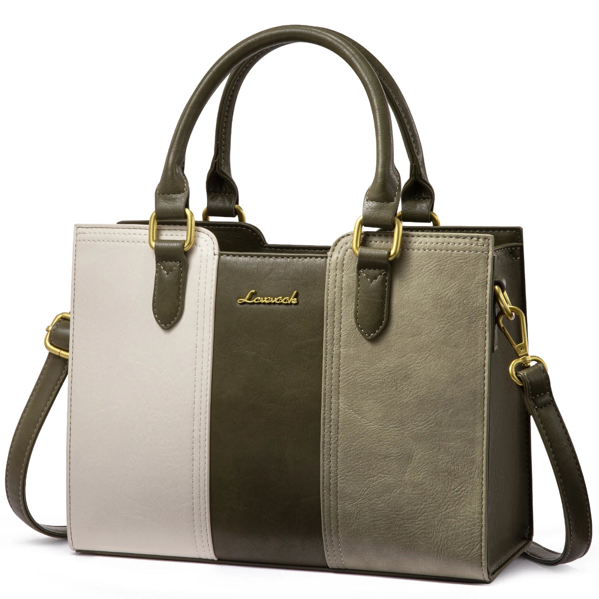 Vintage PU Leather Satchel Handbag