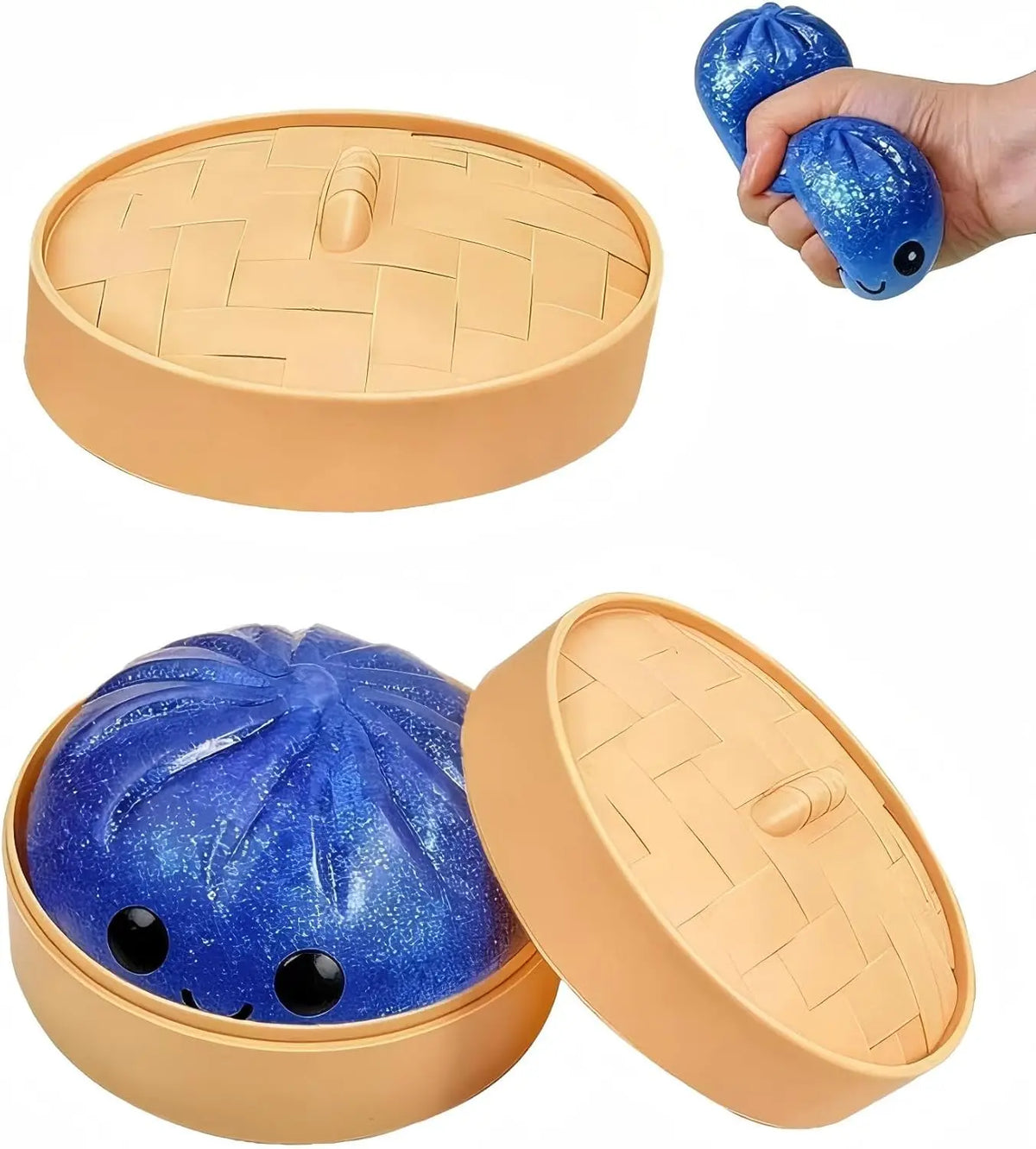 Glitter Dumpling Squishy Stress Ball