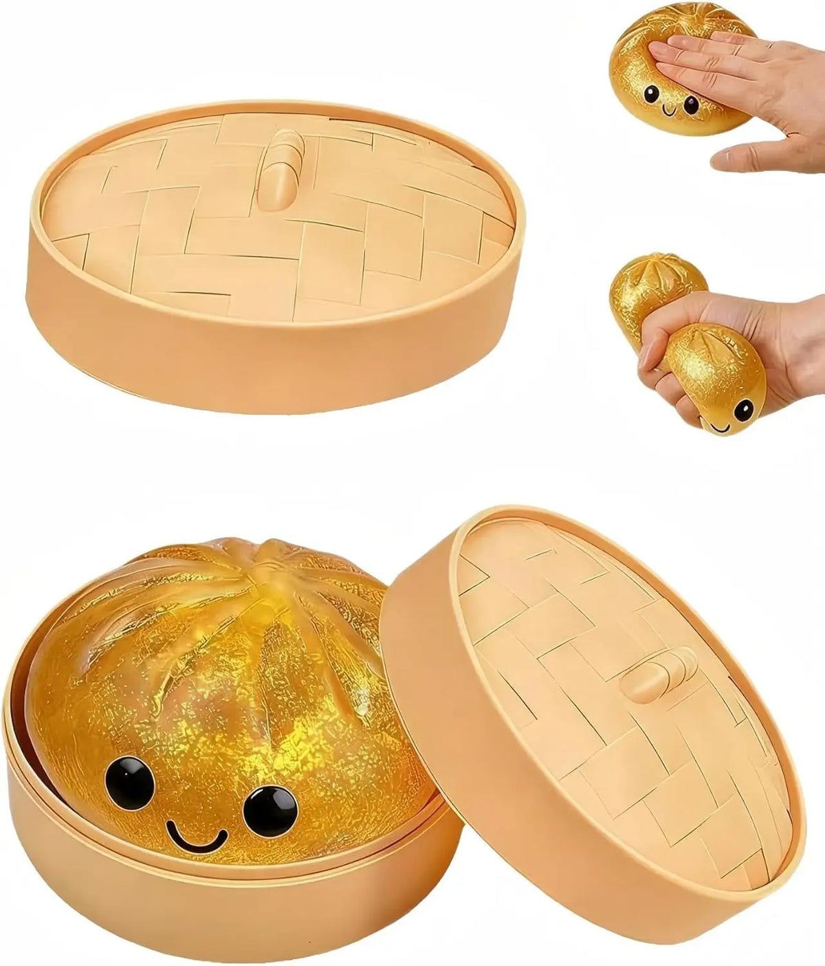 Glitter Dumpling Squishy Stress Ball