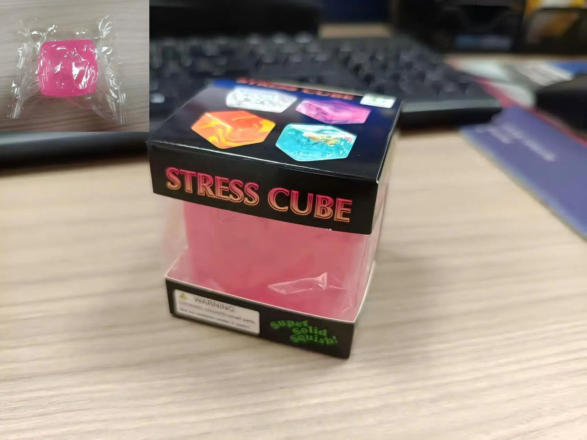 Marble Pattern Cube Squishy Stress Toy