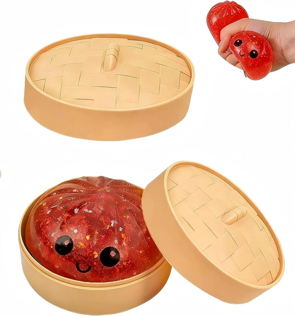 Glitter Dumpling Squishy Stress Ball