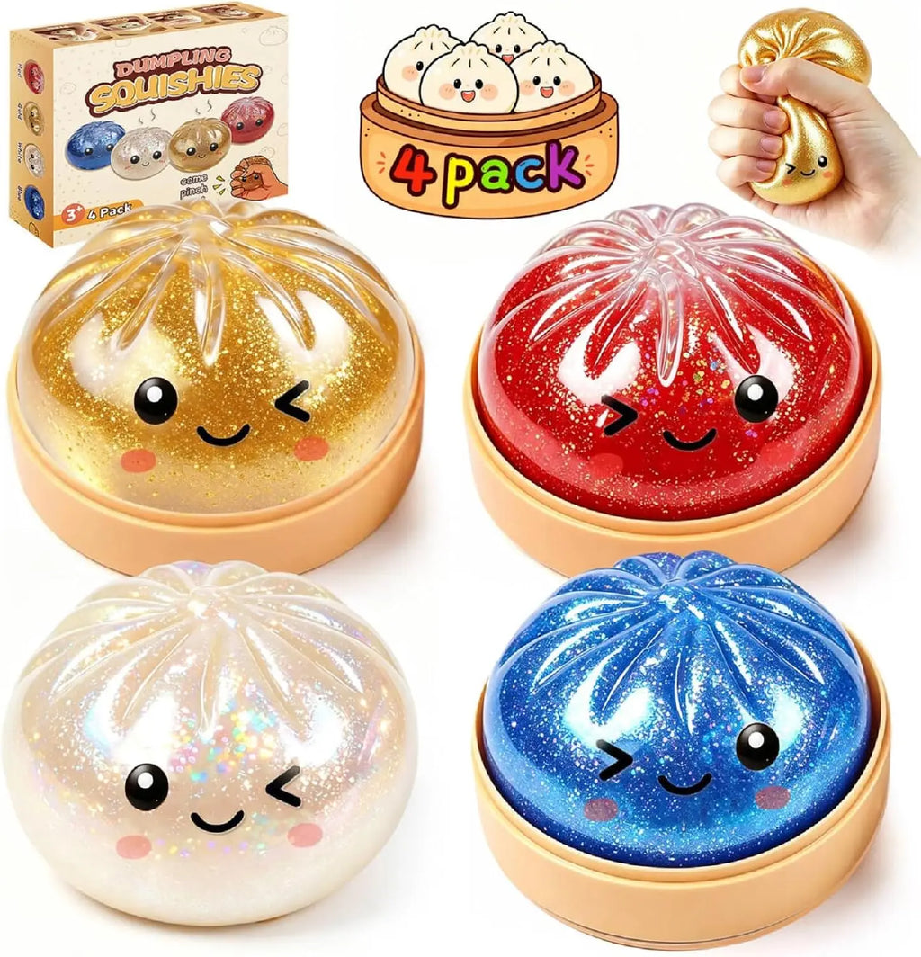 Glitter Dumpling Squishy Stress Ball